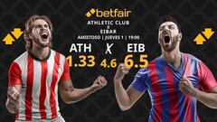 Athletic Club de Bilbao vs. SD Eibar: horario, dónde ver, pronósticos y estadísticas