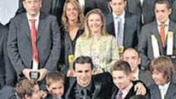 <b>DE CELEBRACIÓN. </b>De la Rosa, protagonista de la gala de ayer.