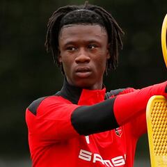 El gran gesto de Camavinga con el Rennes