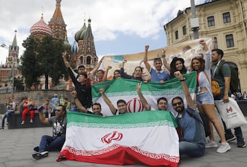 Aficionados de todo el mundo ya están en Moscú para disfrutar del Mundial 2018.



