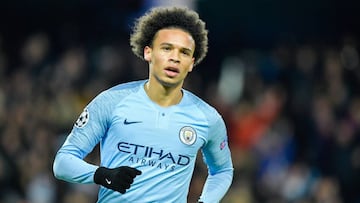 Leroy San&eacute;, en acci&oacute;n contra el City.