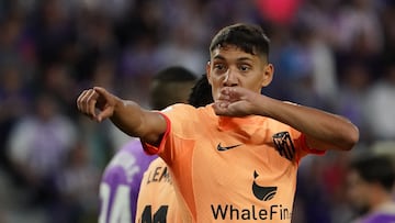 Nahuel Molina, en el Valladolid-Atlético