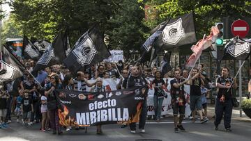 Manifestaci&oacute;n a favor del Bilbao Basket.