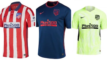 Equipaciones del Atlético de Madrid de la temporada 2020/21.