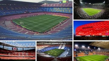 Estos son los 20 estadios más caros de Europa