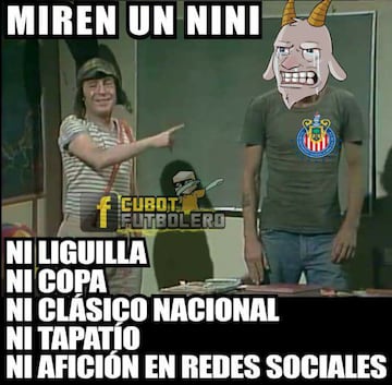 Los memes acaban con Chivas y América