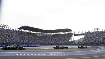 El Autódromo Hermanos Rodríguez durante una carrera