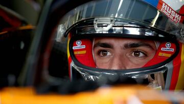 Carlos Sainz (McLaren). Silverstone, F1 2019.