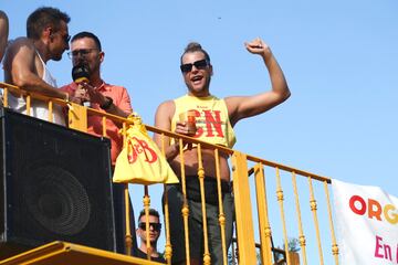 Eduardo Navarrete durante la Manifestación del Orgullo LGTBI+ 2023.