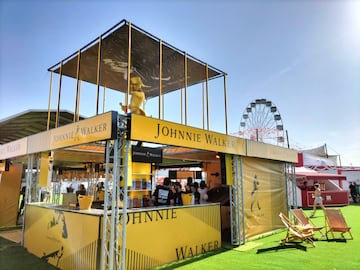 El nuevo Mad Cool cuenta con una nueva zona de stands, como el de Johnnie Walker.