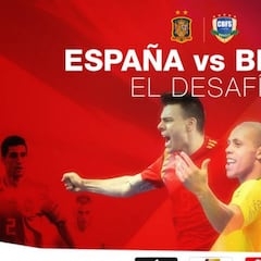 Las entradas para el doble España-Brasil, desde el día 17