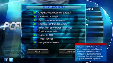Captura de pantalla - PC Fútbol 2018 (AND)