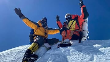 Alpinistas en el Annapurna