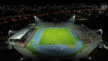 Aerial View Staduium during the game FC Juarez vs Pumas UNAM, corresponding to Round 17 of the Torneo Apertura 2023 of the Womens Liga BBVA MX, at Olimpico Benito Juarez Stadium, on November 03, 2023.
<br><br>
Vista Aerea del Estadio durante el partido FC Juarez vs Pumas UNAM, correspondiente a la Jornada 17 del Torneo Apertura 2023 de la Liga BBVA MX Femenil, en el Estadio Olimpico Benito Juarez, el 03 de Noviembre de 2023