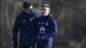 29/01/18 ENTRENAMIENTO DEL REAL OVIEDO
 LINARES CON VITI