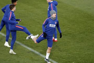 Atlético de Madrid - Barcelona: Entrenamientos previos