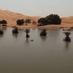 El desierto del Sáhara se inunda por primera vez