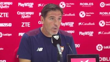 Berizzo: "Me gusta ver un Sevilla de presión alta"