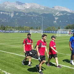 Paulista y Murillo se retiran
del entrenamiento del Valencia