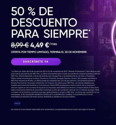 Te contamos cómo conseguir HBO Max a mitad de precio para siempre