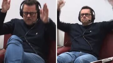 La reacción de Roncero: de la premonición en el 0-1 a estallar y bailar bachata con Vinicius