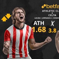 Athletic Club vs. RC Celta: horario, TV, pronósticos, estadísticas y clasificación