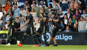 Benzema marcó el 0-1 de penalti.