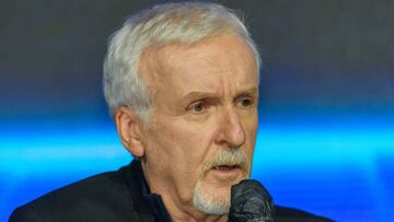 SEOUL, SOUTH KOREA - 2022/12/09: Canadian filmmaker James Cameron speaks during a Future Dialogue for Global Innovation 2022 in Seoul. His latest movie 'Avatar: The Way of Water' is to be released in the country on December 14. (Photo by Kim Jae-Hwan/SOPA Images/LightRocket via Getty Images)
