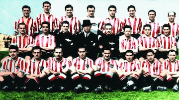 En la temporada 1940-1941, el equipo, nuevamente dirigido por Ricardo Zamora, logr¨® revalidar el t¨ªtulo de campe¨®n de la Primera Divisi¨®n, ganando as¨ª el bicampeonato espa?ol. En aquella Liga, result¨® de gran aporte el delantero Pruden, quien result¨® ser el m¨¢ximo goleador de la categor¨ªa con 33 goles, una cifra nunca alcanzada hasta entonces por ning¨²n otro futbolista.