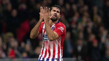 Diego Costa, en un partido con el Atlético.