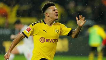 Sancho, en un partido con el Dortmund.