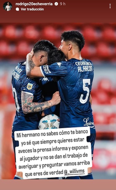 “Yo sé que siempre...”: figura de la Roja defiende a Williams Alarcón tras jugar en Argentina