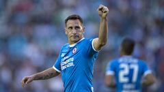 Christian Giménez en su época como jugador del Cruz Azul