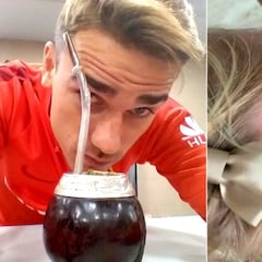 Griezmann le traspasa a su hija su gusto por el mate
