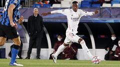 Vinicius, durante el Real Madrid-Inter de Mil&aacute;n.