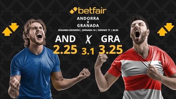 FC Andorra vs. Granada CF: horario, dónde ver, pronósticos y clasificación
