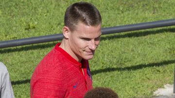 Gameiro se retiró por precaución de la segunda sesión