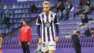 VALLADOLID, 13/11/21. PHOTOGENIC. PARTIDO DE LA LIGA SMARTBANK ENTRE EL REAL VALLADOLID Y EL FUENLABRADA. VICTOR NARRO