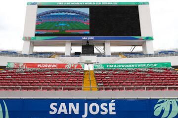 Estadio Nacional de Costa Rica ahead of Spain vs Brazil on August 10, 2022 in San José, Costa Rica. 