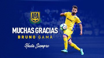 El Alcorc&oacute;n se despide de Bruno Gama.