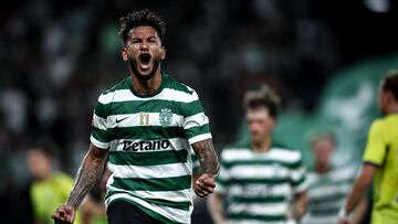 Luis Suárez anota sus primeros goles en Sporting Lisboa