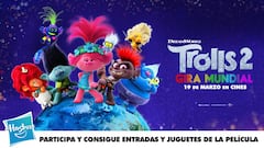 Gana entradas y un muñeco de la película Trolls 2 Gira Mundial