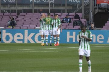 Gol de Sanabria, tras un rebote, metió el pie en la frontal del área pequeña para metar a gol.