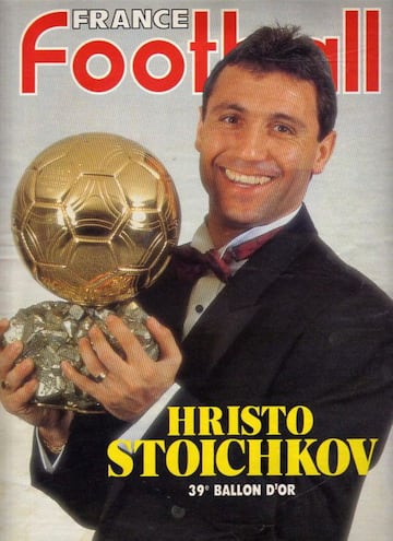 After Cruyff, Barcelona had to wait 19 years until they had another winner in Hristo Stoichkov in 1994. The Romanian had two spells at the club, during which he scored 83 goals in 175 appearences.