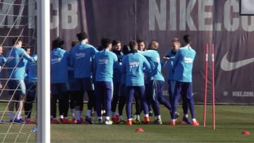 La secuencia de cuando es Vidal el que recibe el 'desfile de collejas'