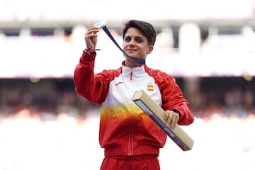 María Pérez logró la tercera medalla española en estos Juegos Olímpicos. La segunda del día 1 de agosto y la primera de plata para la delegación española. 