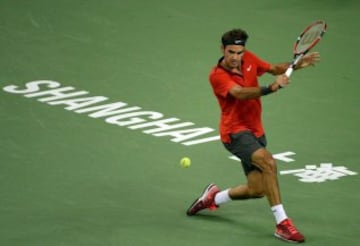 Roger Federer ya está en cuartos de final del Masters de Shanghai.