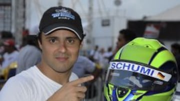 Felipe Massa rinde honores a Schumacher en su kárting