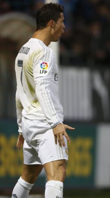 Cristiano Ronaldo celebra el 0-2.