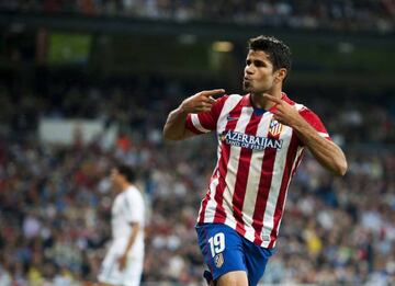 Costa pictured during his first spell at Atlético.